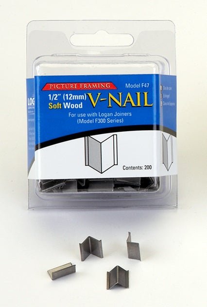 V Nail Soft Wood 12mm 1/2" Box 200 F47 - theartshop.com.au