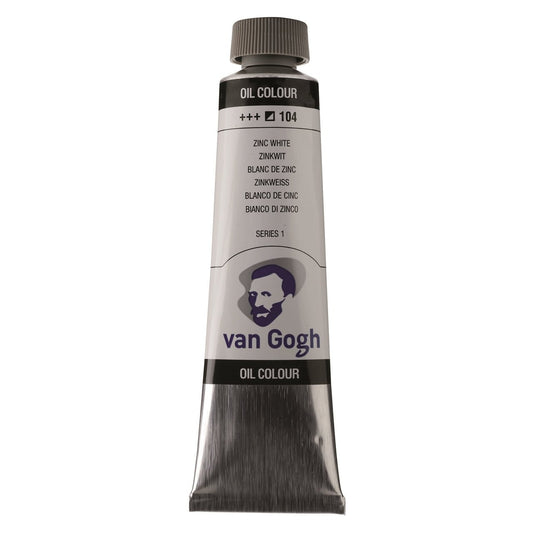 Van Gogh Oil 40ml 104 Zinc White - theartshop.com.au