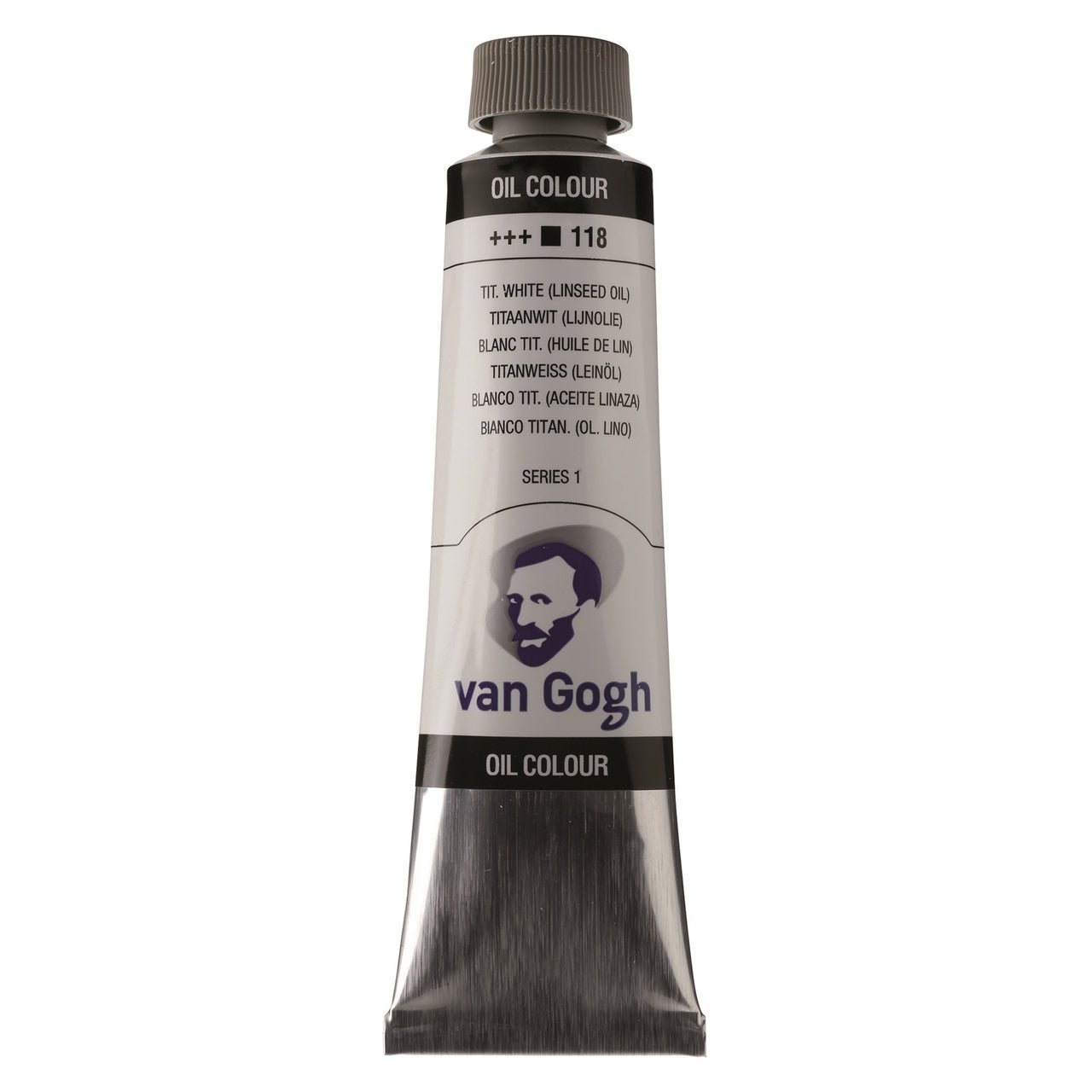 Van Gogh Oil 40ml 118 Titanium White (Linseed) - theartshop.com.au