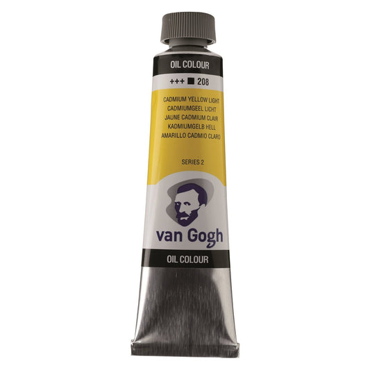 Van Gogh Oil 40ml 208 Cadmium Yellow Light - theartshop.com.au