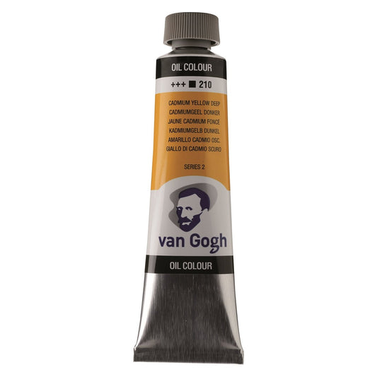 Van Gogh Oil 40ml 210 Cadmium Yellow Deep - theartshop.com.au