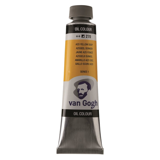 Van Gogh Oil 40ml 270 Azo Yellow Deep - theartshop.com.au