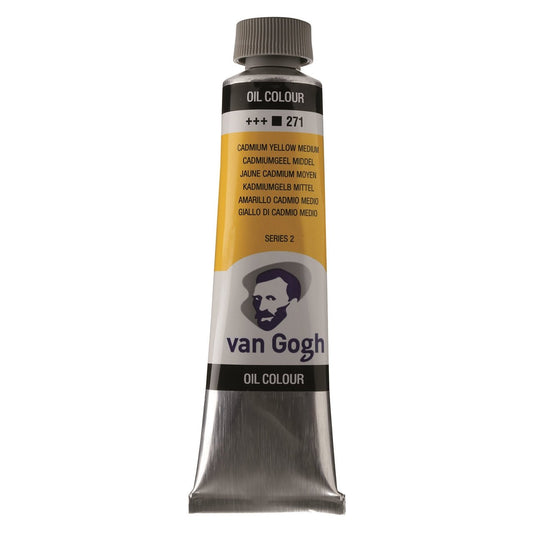 Van Gogh Oil 40ml 271 Cadmium Yellow Medium - theartshop.com.au