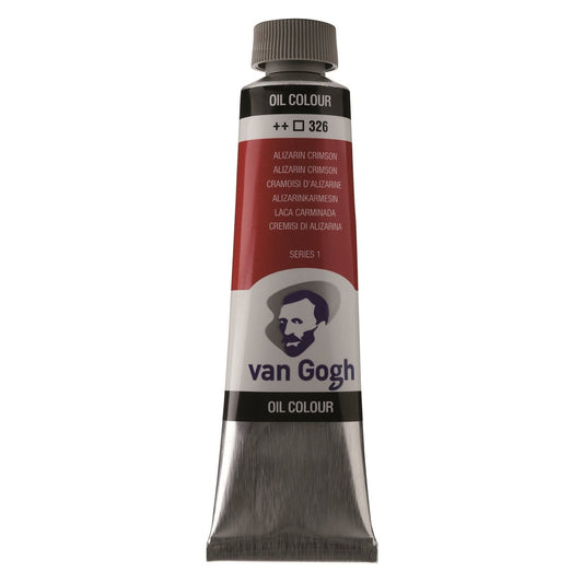 Van Gogh Oil 40ml 326 Alizarin Crimson - theartshop.com.au