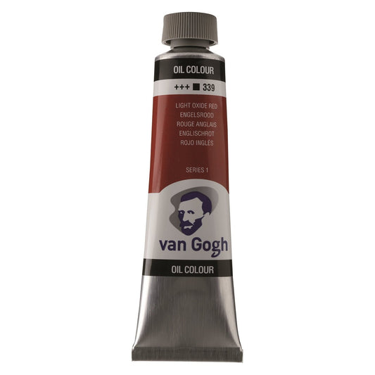 Van Gogh Oil 40ml 339 Light Oxide Red - theartshop.com.au