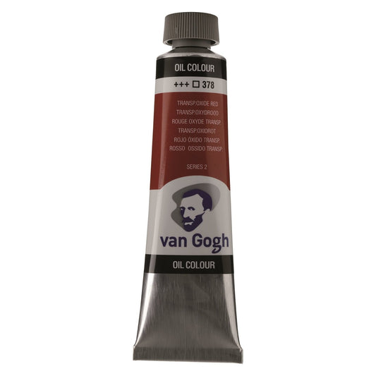 Van Gogh Oil 40ml 378 Transparent Oxide Red - theartshop.com.au