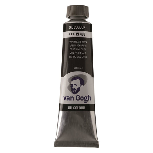 Van Gogh Oil 40ml 403 Vandyke Brown - theartshop.com.au