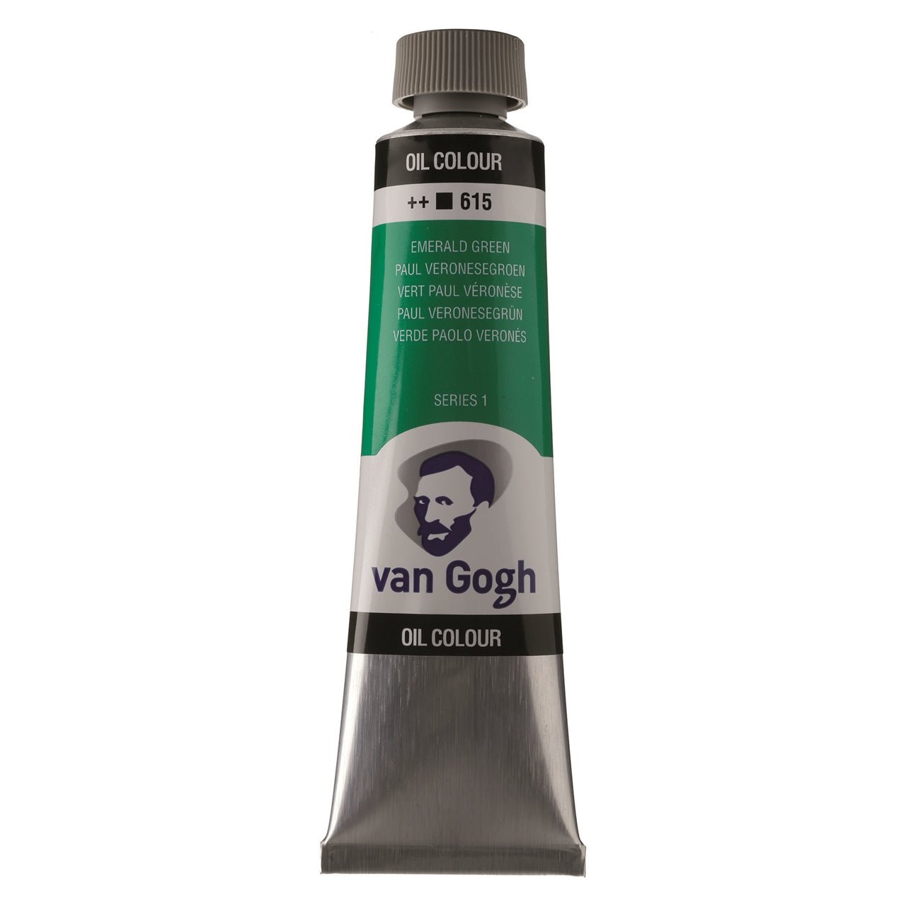 Van Gogh Oil 40ml 615 Emerald Green - theartshop.com.au