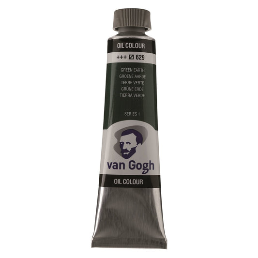 Van Gogh Oil 40ml 629 Green Earth - theartshop.com.au