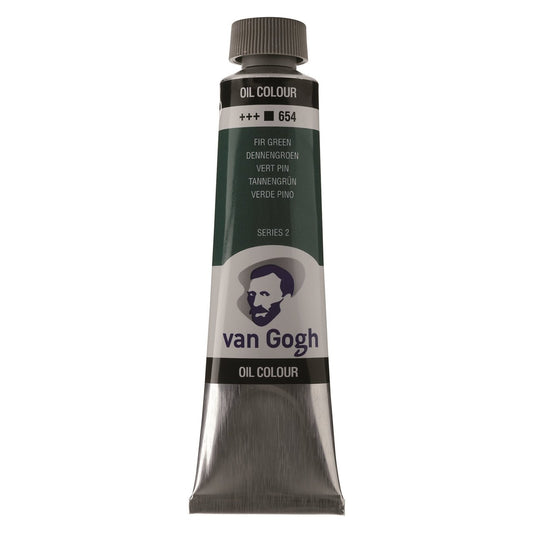 Van Gogh Oil 40ml 654 Fir Green - theartshop.com.au