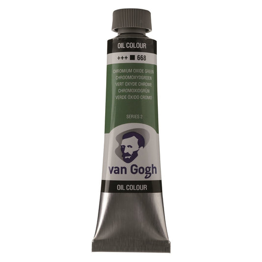 Van Gogh Oil 40ml 668 Chromium Oxide Green - theartshop.com.au