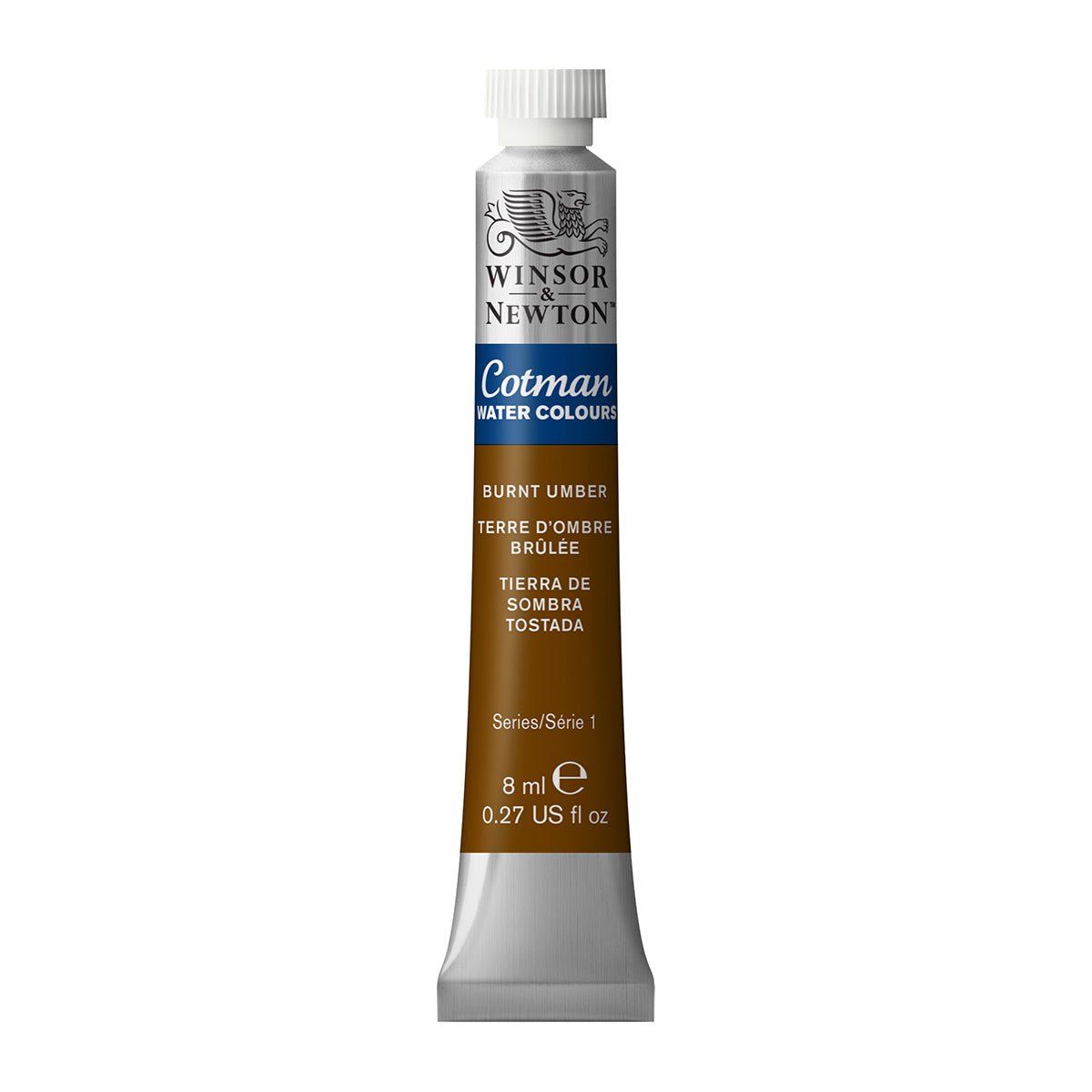 W & N Cotman W/C 8ml Burnt Umber - theartshop.com.au