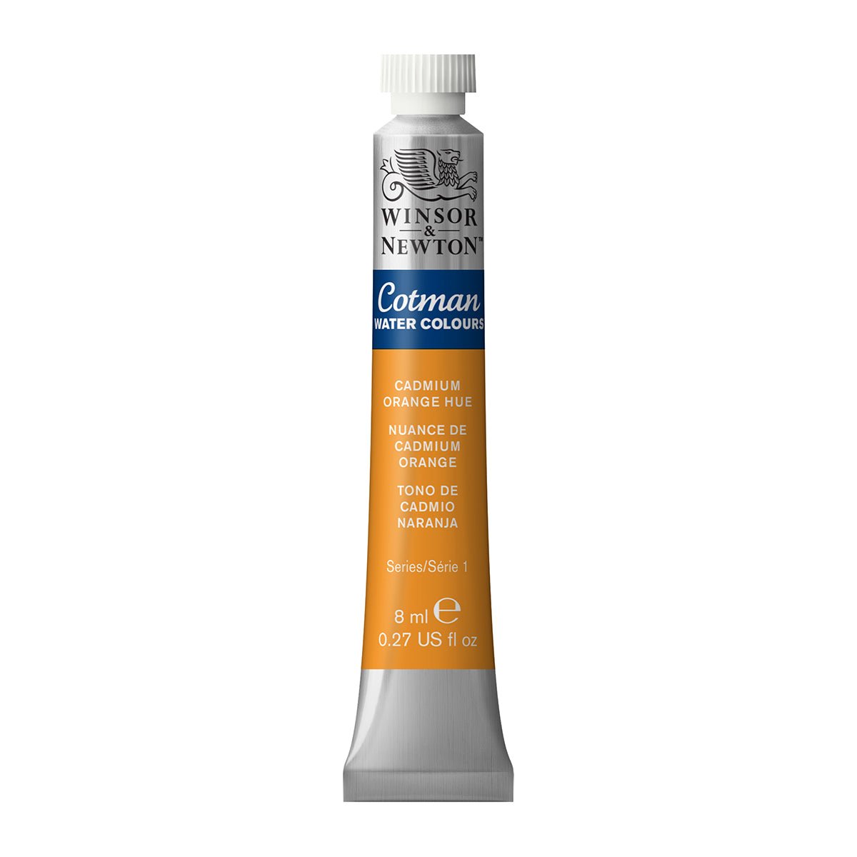 W & N Cotman W/C 8ml Cadmium Orange Hue - theartshop.com.au