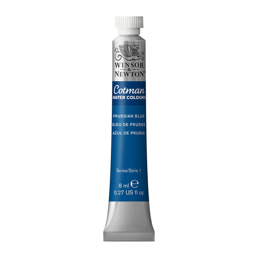 W & N Cotman W/C 8ml Prussian Blue - theartshop.com.au