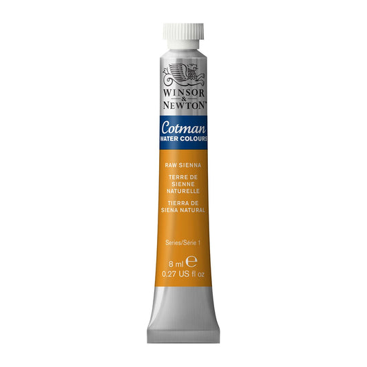 W & N Cotman W/C 8ml Raw Sienna - theartshop.com.au