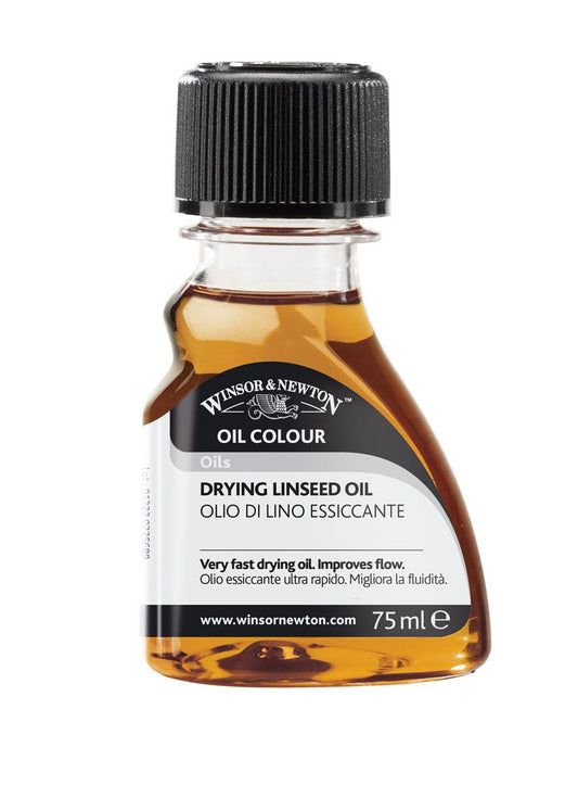 W & N Drying Linseed Oil 75ml - theartshop.com.au