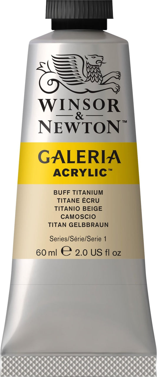 W & N Galeria Acrylic 60ml Buff Titanium - theartshop.com.au