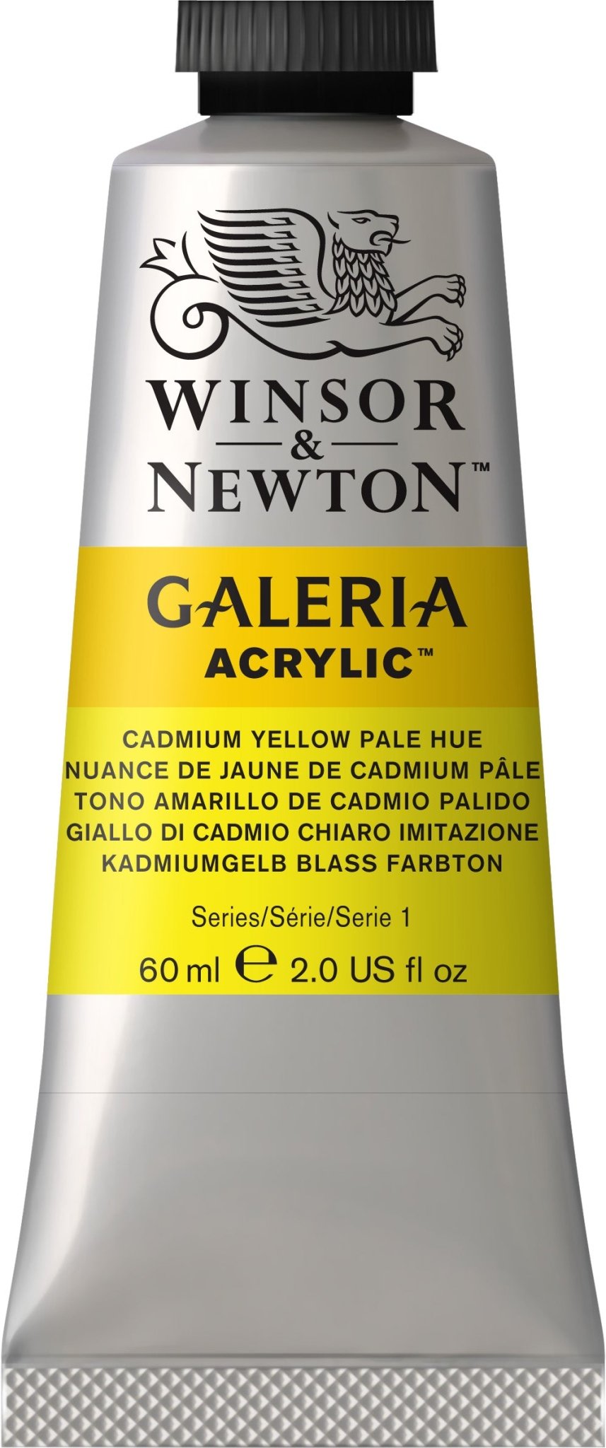 W & N Galeria Acrylic 60ml Cadmium Yellow Pale Hue - theartshop.com.au