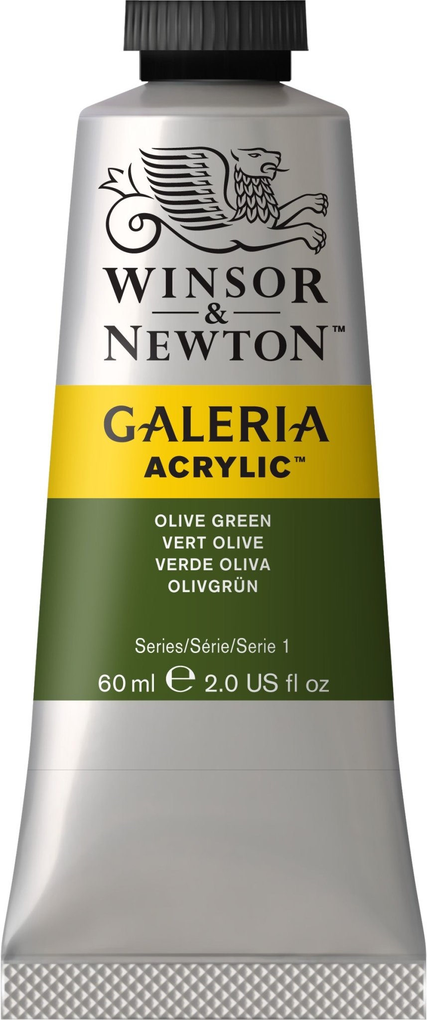 W & N Galeria Acrylic 60ml Olive Green - theartshop.com.au