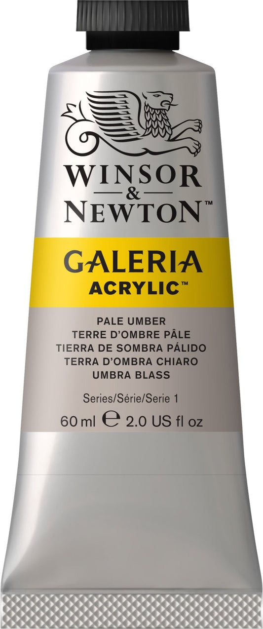 W & N Galeria Acrylic 60ml Pale Umber - theartshop.com.au