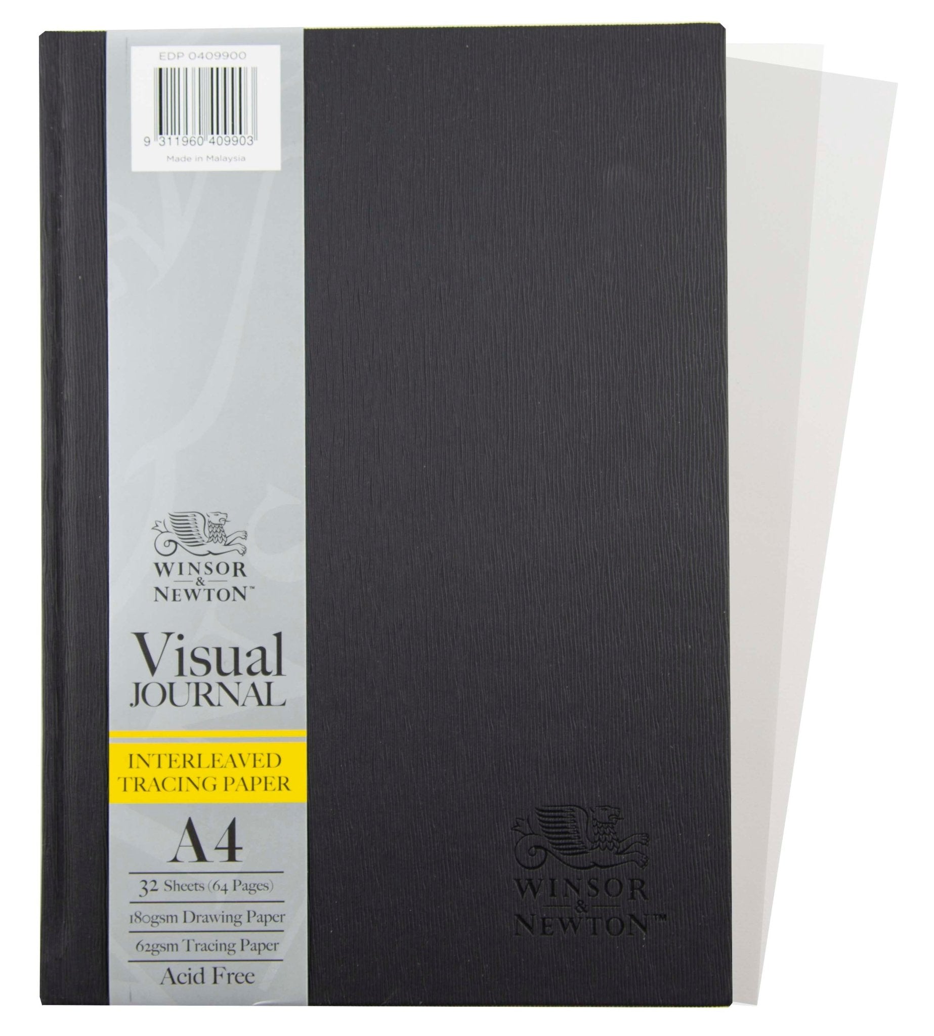 Winsor & Newton Interleaved Tracing Paper Visual Journal A4 ...