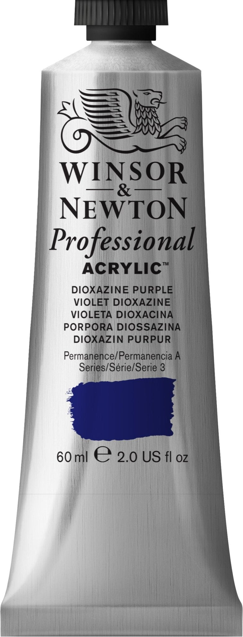 W & N Professional Acrylic 60ml Dioxazine Purple - theartshop.com.au