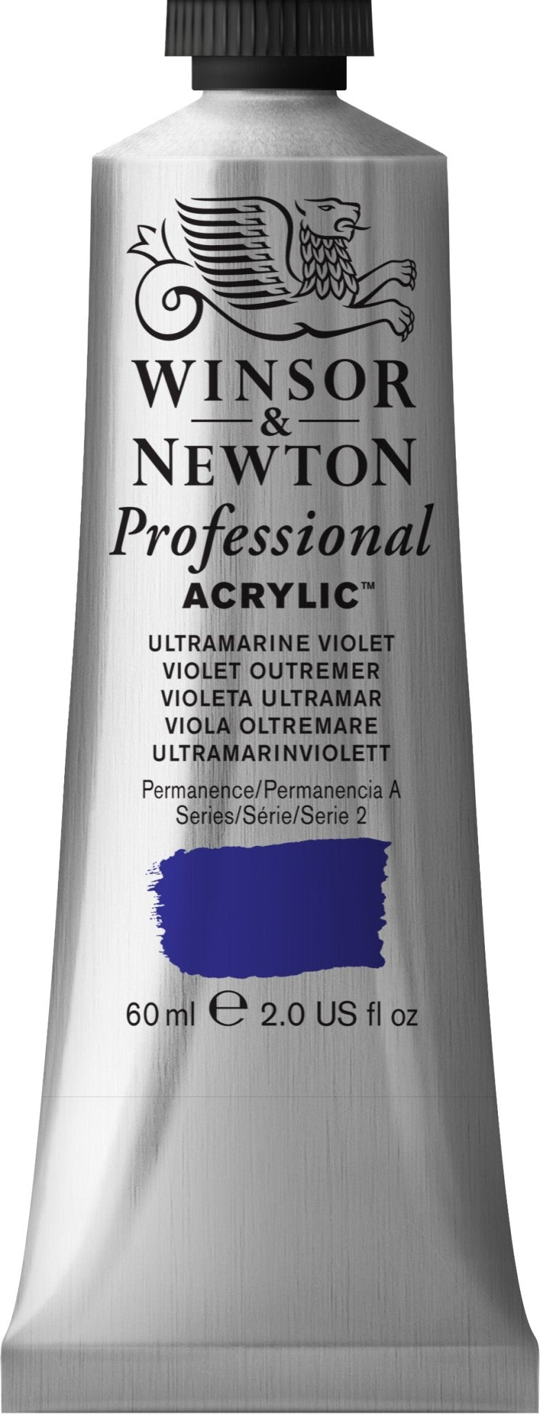 W & N Professional Acrylic 60ml Ultramarine Violet - theartshop.com.au