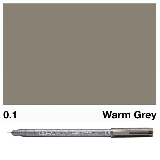 Warm Grey Copic Multi Liners 0.3mm - theartshop.com.au