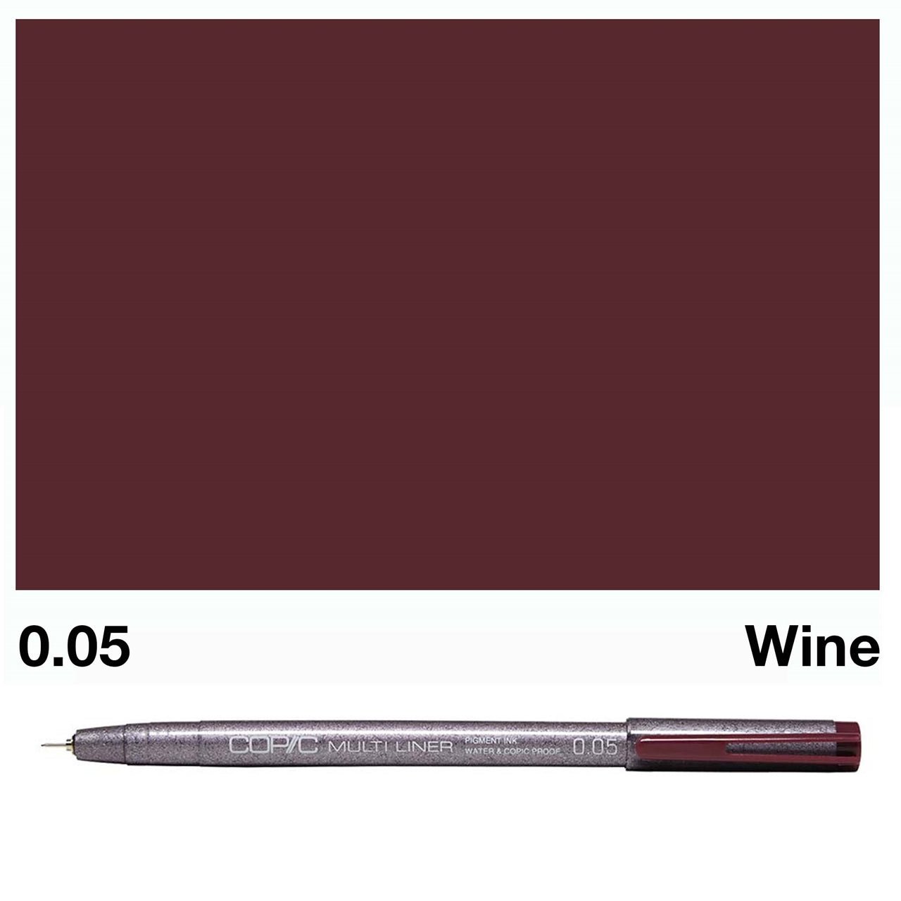 Wine Copic Multi Liners 0.05mm - theartshop.com.au