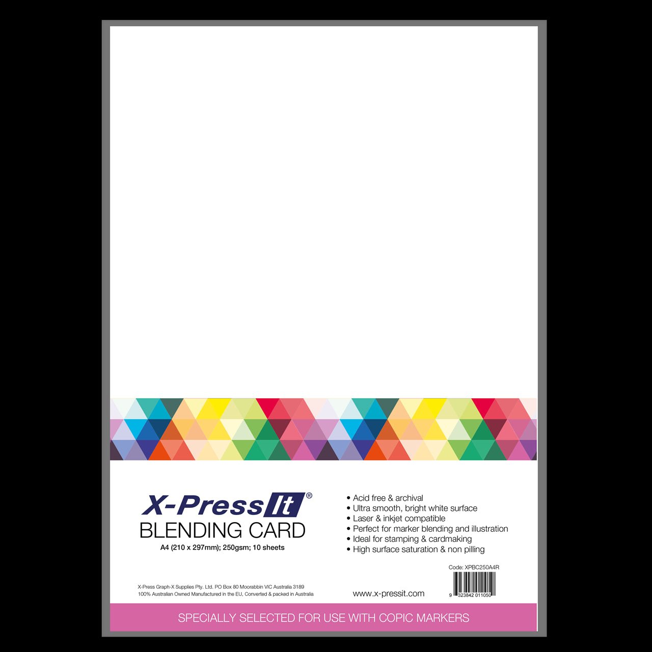 X-Press It Blending Card A4 Pkt 10 - theartshop.com.au