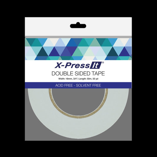 X Press It Double Sided Tape 18mm x 50m - theartshop.com.au